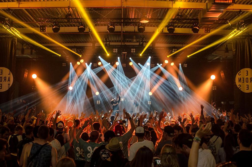 Live band performing on stage