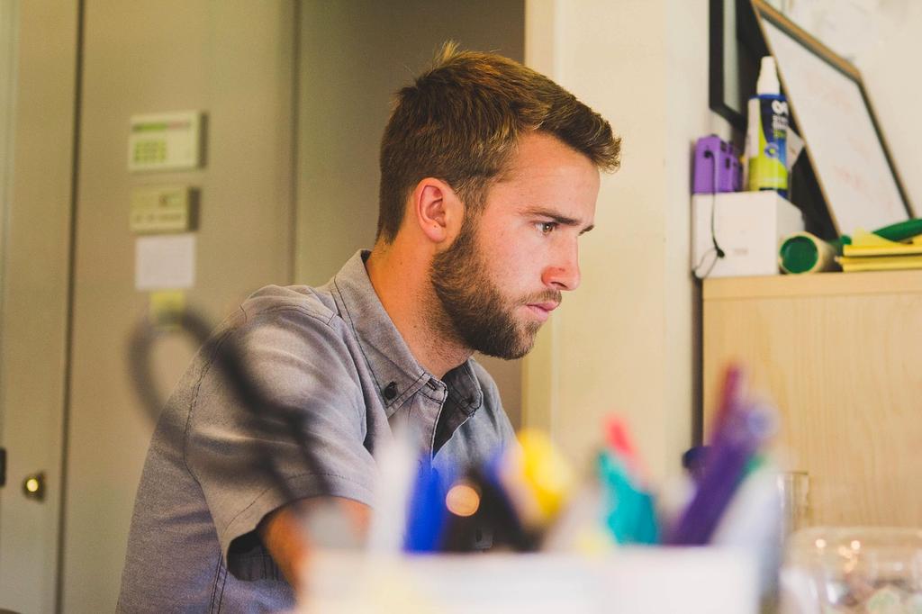 Team working in office